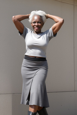 Zimbabwean 45 years female with  gray hair