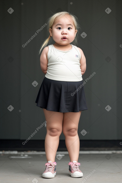 Thai infant girl with  blonde hair