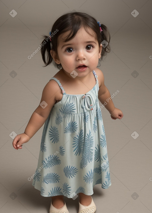 Costa rican infant girl 