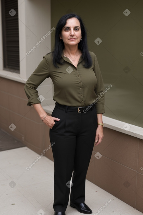 45 years female with  black hair