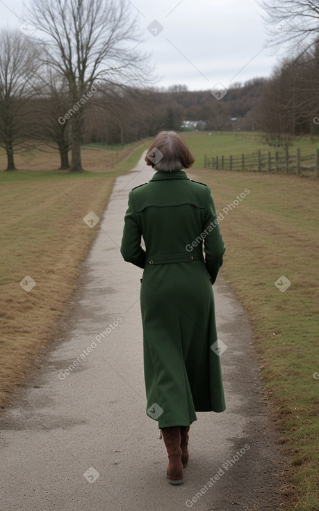 Slovenian elderly female with  brown hair