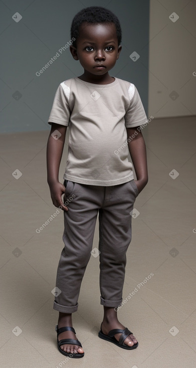 Infant boy with  gray hair