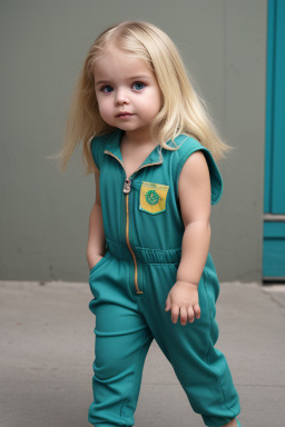 Brazilian infant girl with  blonde hair