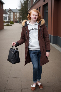 Teenager boy with  ginger hair