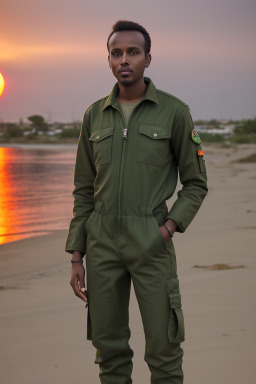 Somali adult male with  brown hair