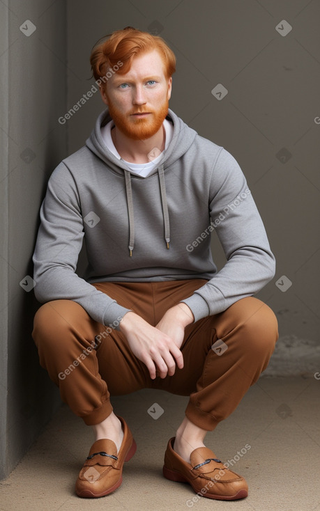 Ugandan adult male with  ginger hair