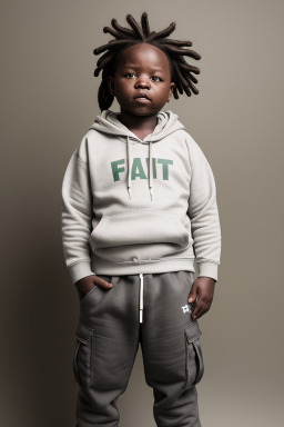 Zambian infant boy with  gray hair