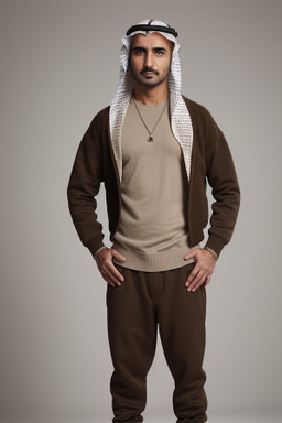 Emirati adult male with  brown hair