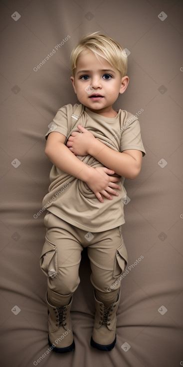 Egyptian infant boy with  blonde hair