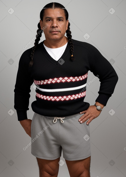 Honduran middle-aged male with  black hair