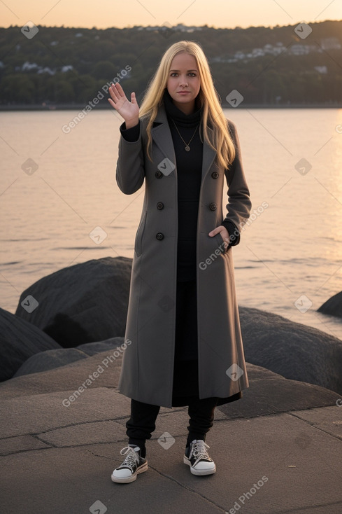 German adult female with  blonde hair