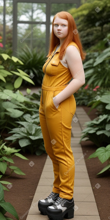 Danish teenager girl with  ginger hair