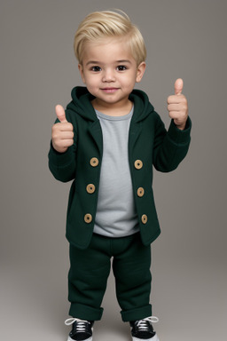 Mexican infant boy with  blonde hair