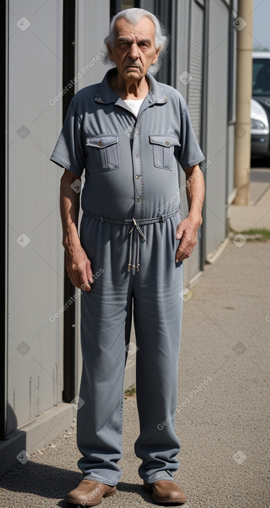 Bulgarian elderly male with  gray hair