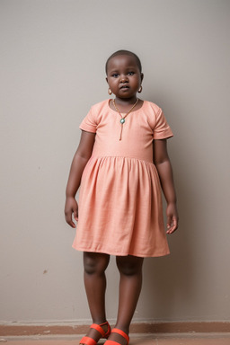 Senegalese infant girl with  gray hair