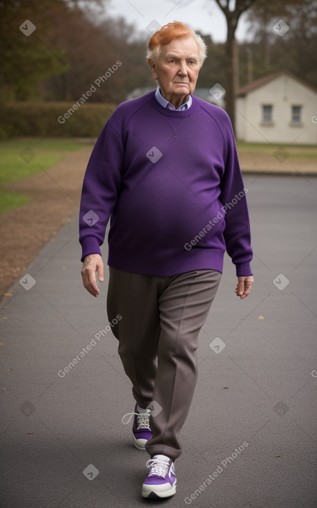 Elderly boy with  ginger hair