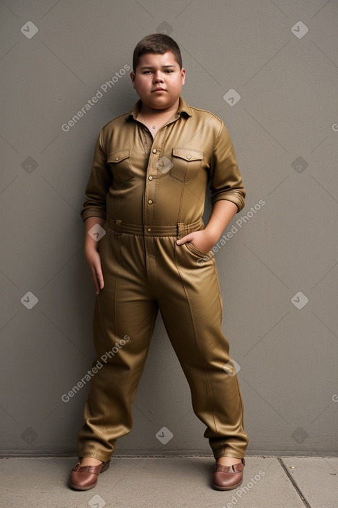 Bolivian teenager boy with  brown hair