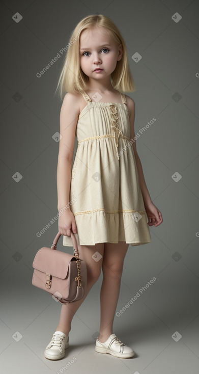 Ukrainian infant girl with  blonde hair