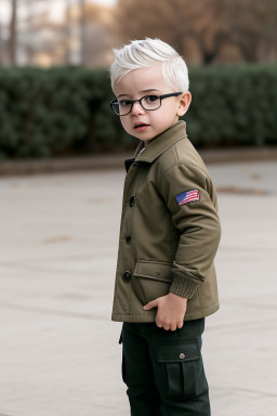 Cuban infant boy with  white hair