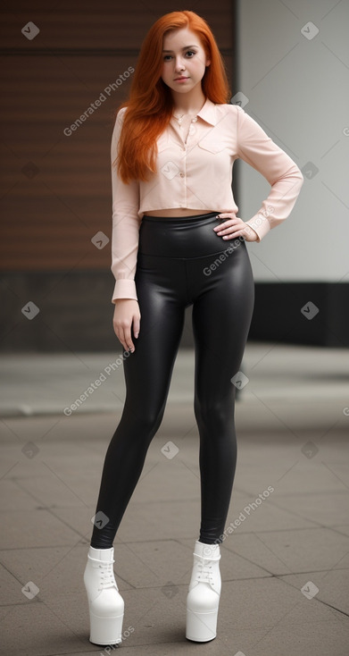 Colombian young adult female with  ginger hair