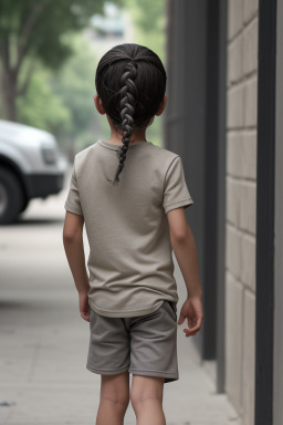 Iraqi child boy with  gray hair