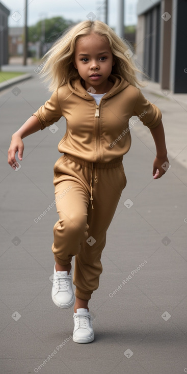 Child female with  blonde hair