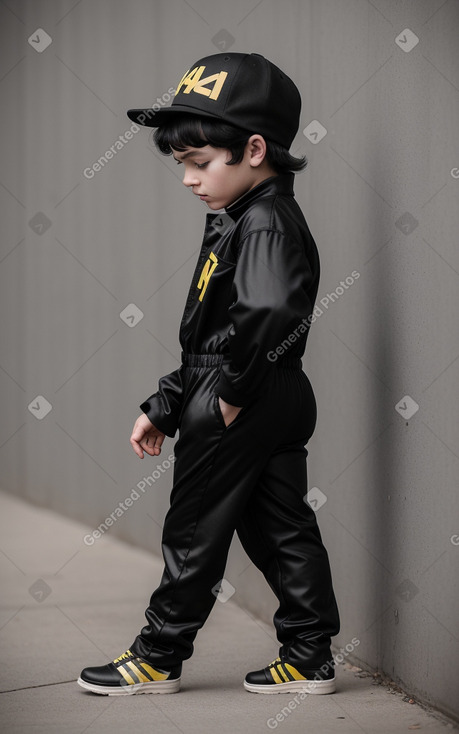 Ukrainian child boy with  black hair