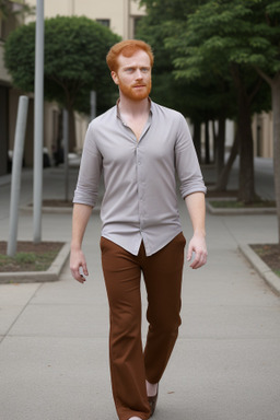 Arab adult male with  ginger hair