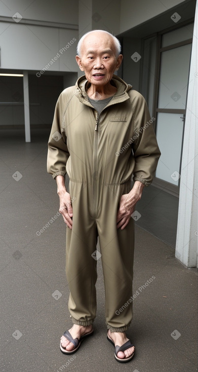 Singaporean elderly male with  ginger hair