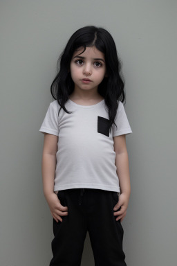 Israeli infant girl with  black hair