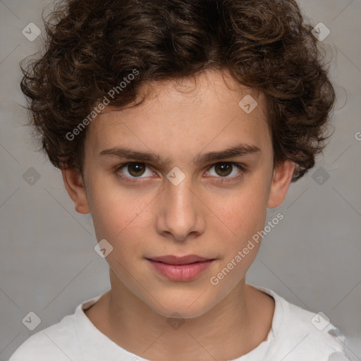 Neutral white young-adult male with medium  brown hair and brown eyes