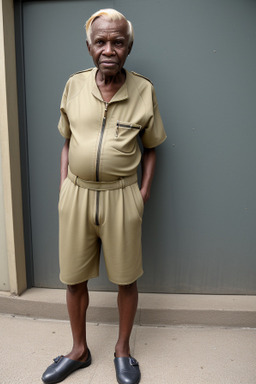 Nigerian elderly male with  blonde hair