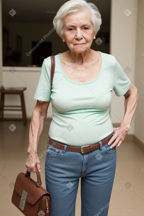 American elderly female 