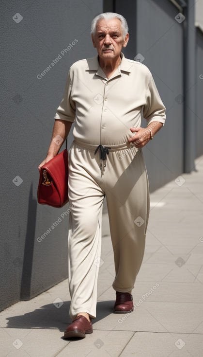 Hungarian elderly male with  gray hair