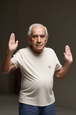 Colombian elderly male with  brown hair