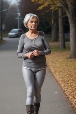 Swedish elderly female with  gray hair