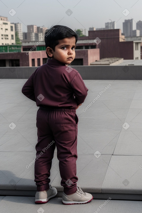 Bangladeshi infant boy with  gray hair