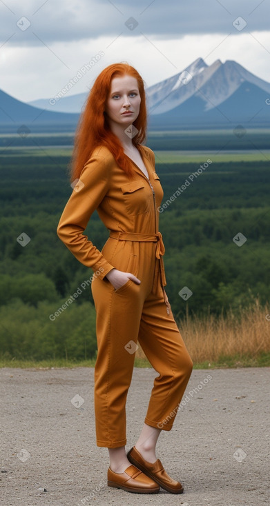 Lithuanian adult female with  ginger hair