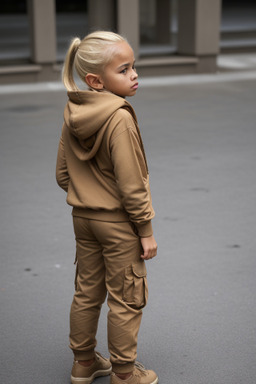 Child female with  blonde hair