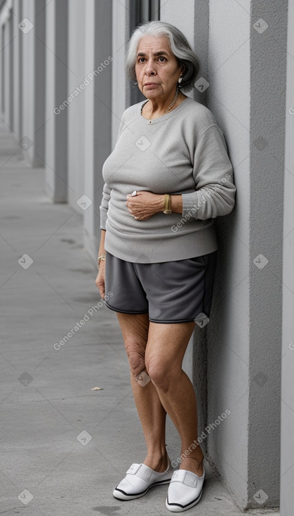 Cuban elderly female with  gray hair