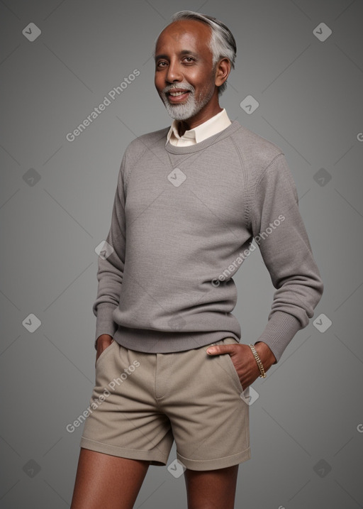 Somali adult male with  gray hair