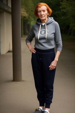 Dutch elderly female with  ginger hair