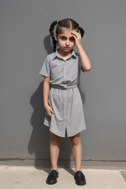 Iraqi child girl with  gray hair