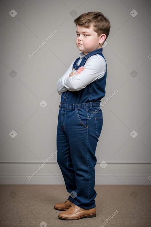 Danish child boy with  brown hair