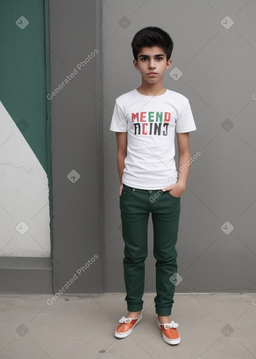 Mexican teenager boy 