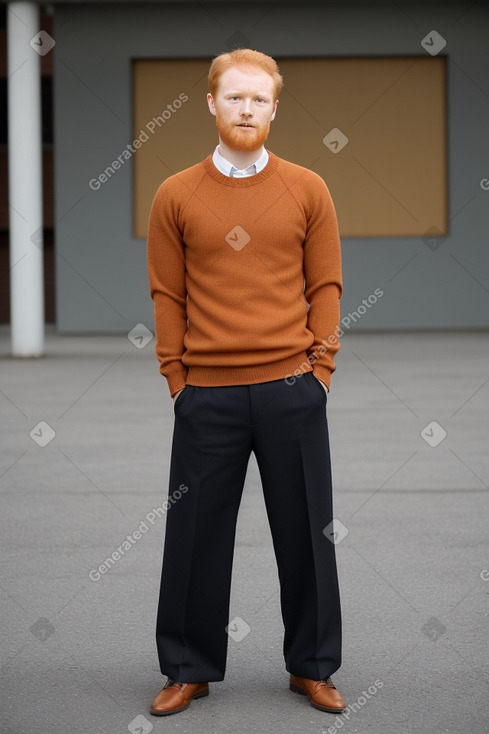 Guatemalan adult male with  ginger hair