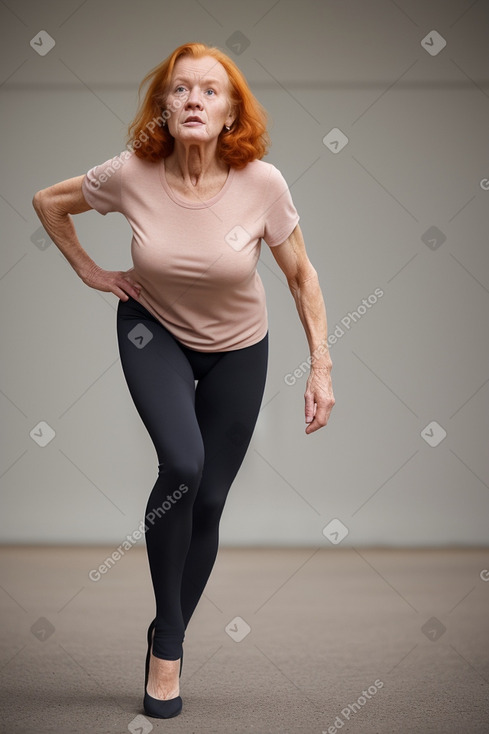 Dutch elderly female with  ginger hair