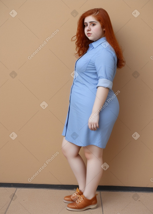 Jordanian young adult female with  ginger hair