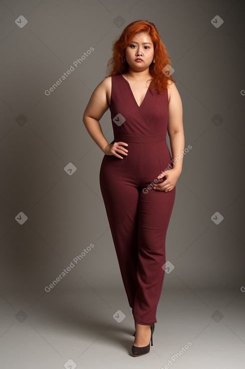 Nepalese 45 years female with  ginger hair