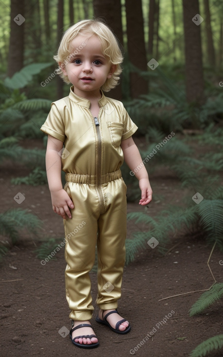 Armenian infant boy with  blonde hair